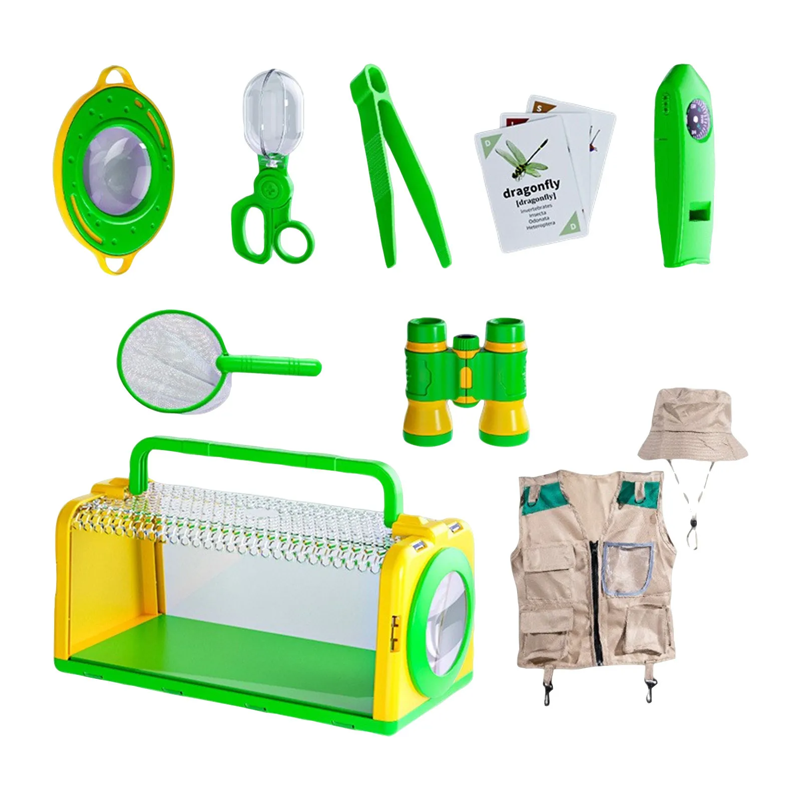 

Insect Observation Jar, Observation Box, Feeding Collection, Butterfly Capture Net, Magnifying Glass, Children's Outdoor Toys