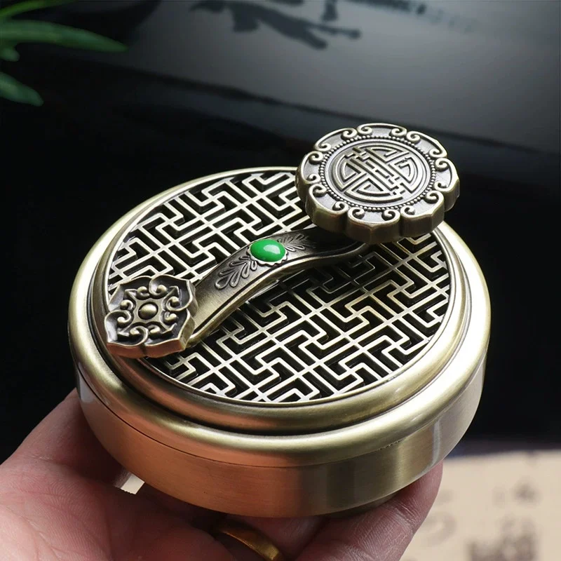 

Alloy Antique Creative Pan Incense Burner Household Chinese Line Incense Burner Agarwood Ruyi Incense Seal Stove Decoration