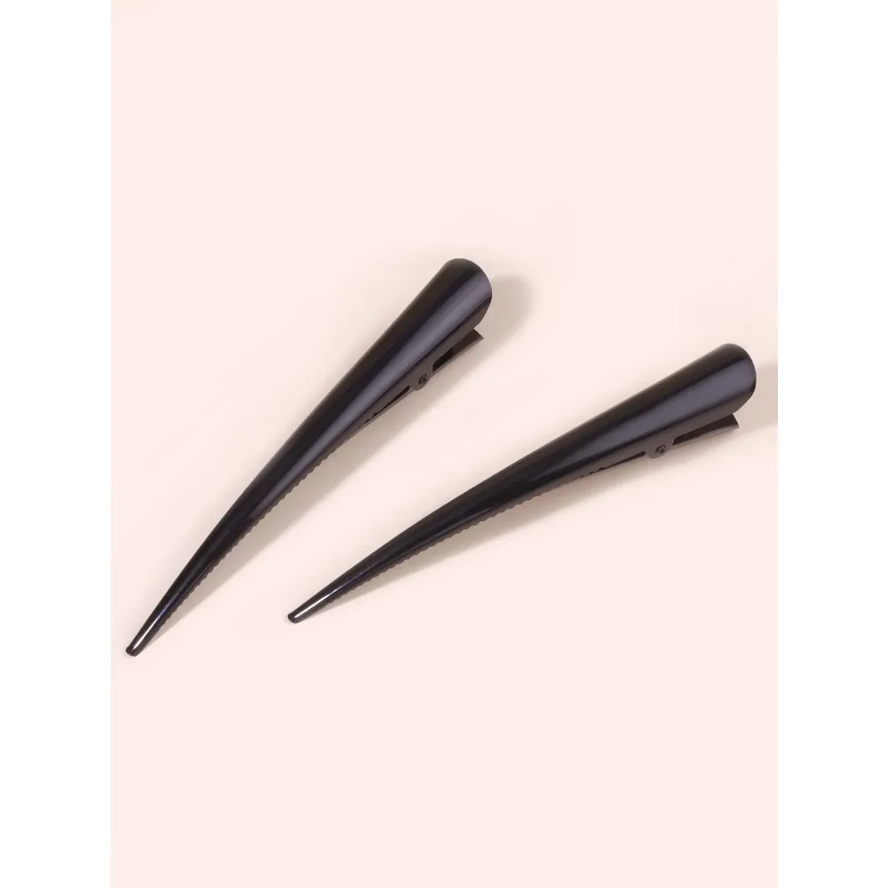 

2pcs Women's Thickened Acetate Hair Clips With Horn Design, Suitable For Daily Use Street Claw Clips Hair Claws Hair Barrettes, School Stuff, Hair Accessories, Head Accessories, Hair Accessories For Women, Hairpin