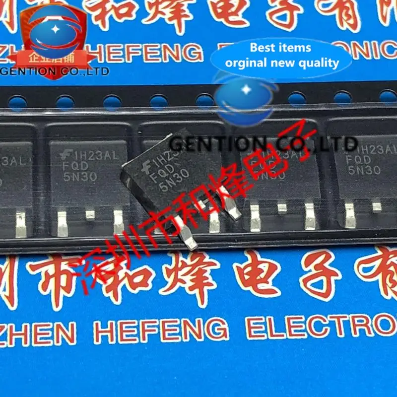 

10PCS FQD5N30 TO-252 300V 4.4A in sotck 100% new and original