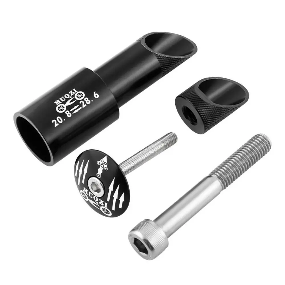 

20.8/22.2mm To 28.6mm Fork Stem Extender Anti-slip Aluminum Alloy Bicycle Handlebar Stem Adapter Adjust Extension