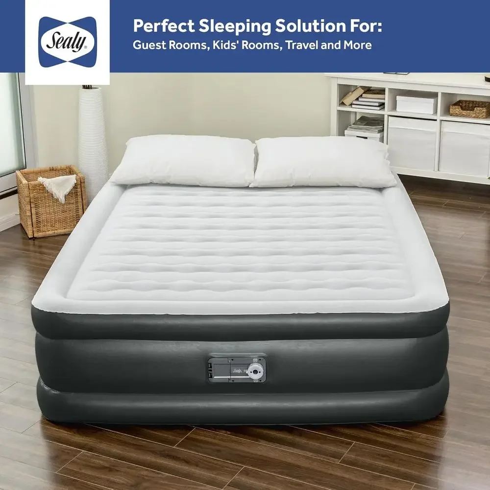 Queen Size 20 Air Mattress for 2 with Integrated AC Pump and Carry Bag - view 6
