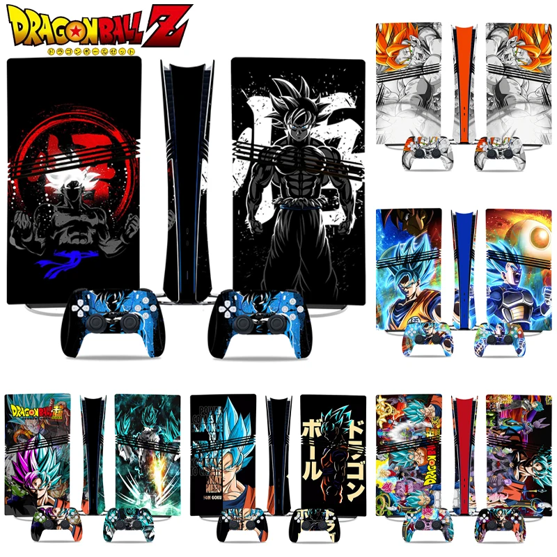 أنيمي جوكو التنين الكرة PS5 برو الرقمية الجلد ملصق غطاء غبار ل بلاي ستيشن 5 برو وحدة التحكم الرقمية تحكم طبقة الديكور