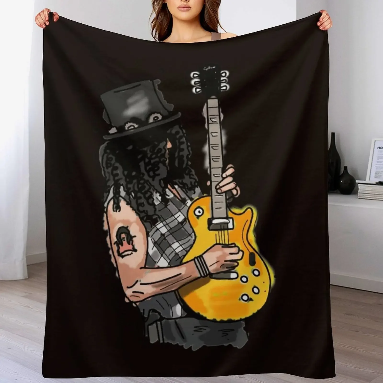 

Slash illustration Throw Blanket Soft Extra Large Throw Retros Blankets