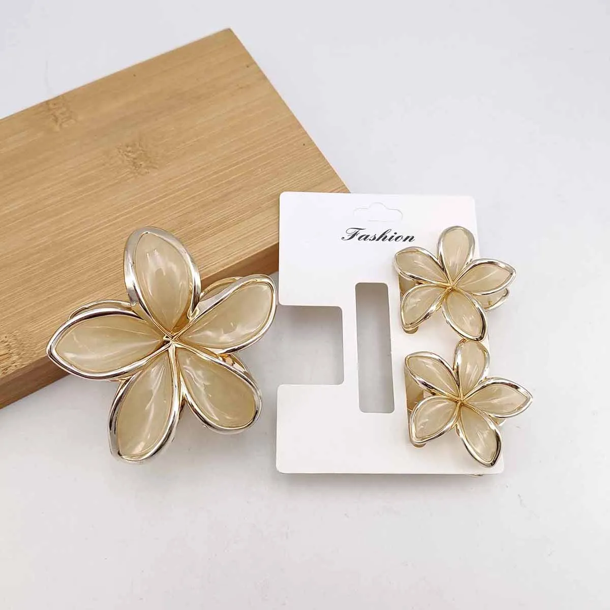 3/9 Teile/satz Blume Haar Clips Frauen Strand Urlaub Haar Klaue Stilvolle Shopping Kopfbedeckungen Weibliche Haar Zubehör – Detail 12