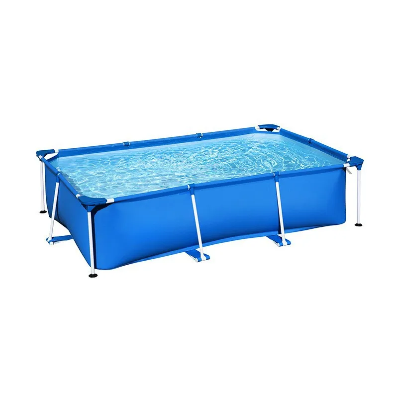 Large Family Inflatable Swimming Pool For Kids And Adults Thickened Mesh Outdoor Play Pool Round Oval Mobile Oversized