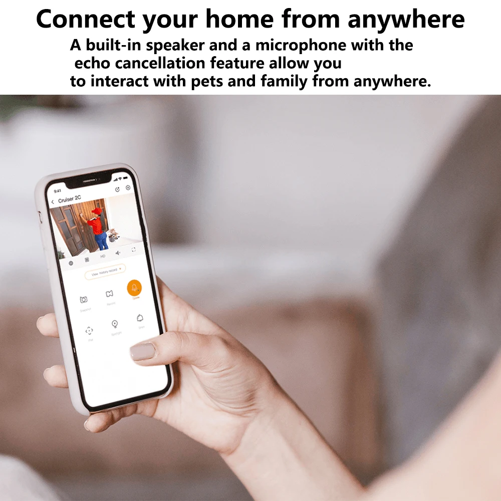 Dahua IMOU Cruiser SE+ 5MP Outdoor PT WiFi Camera Support Two-way Talk 8X Digital Zoom IR30M Human Detection Surveillance Camera