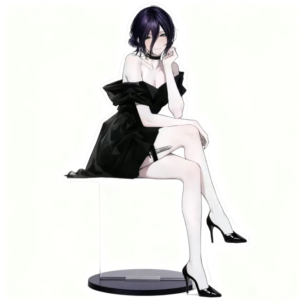 أنيمي بالمنشار رجل الفيلم Reze تأثيري حامل لطيف الشكل الاكريليك الدائمة لوحة سطح المكتب الديكور موضة الدعائم الطرف #6