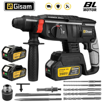 Gisam Brushless Electric Hammer Drill 26MM Multifunctional Cordless Rechargeable Screwdriver Tool For Makita 18V Battery Pins