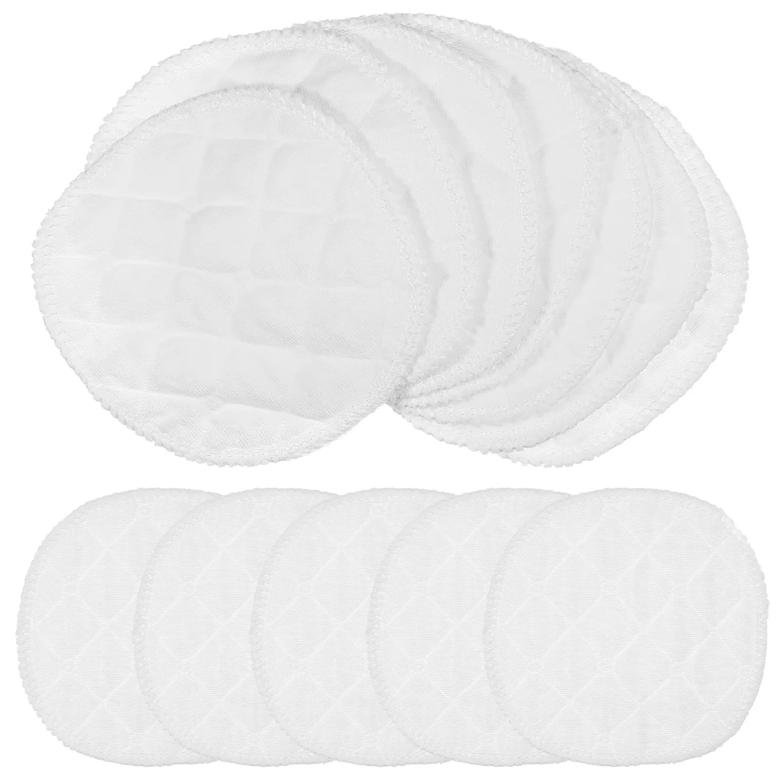 

12 шт. Экологичные моющиеся многоразовые прокладки для груди с высокой впитываемостью для сухого и комфортного ношения