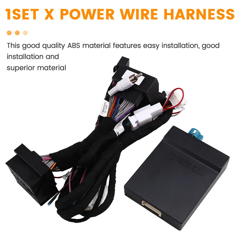 AB96-16Pin AndroidカーラジオハーネスとCanbusアダプター ベンツNTG 4.5シリーズ A/B/C/E/G/ML/CLA/GLA/GL用