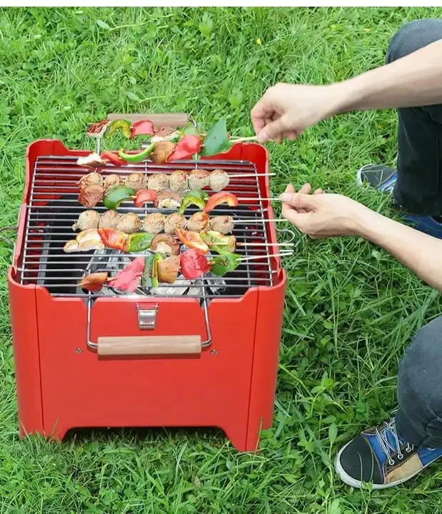 Portable Mini Barbecue Grill Easily Cleaned Outdoor Garden Camping Charcoal BBQ Grill