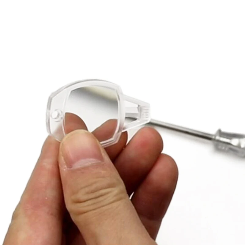 

Transparent Plastic Spare Viewing Front Window Lens Replacement Glasses 3X Magnifying Accessory Parts for Ear Endoscope Otoscope