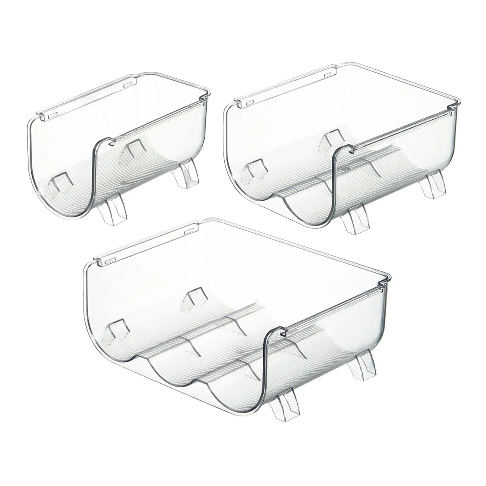 Stackable Bottle Holder Storage Organization Universal PET Modern Water Bottles Rack Liquor Stand for Cabinet Refrigerator