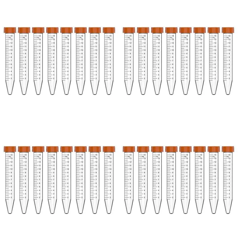 YSS-Conical Centrifuge Tube - 15ML Centrifuge Tubes, 100 Pcs Sterile Tubes With Leak-Proof Screw Caps, Conical Tubes