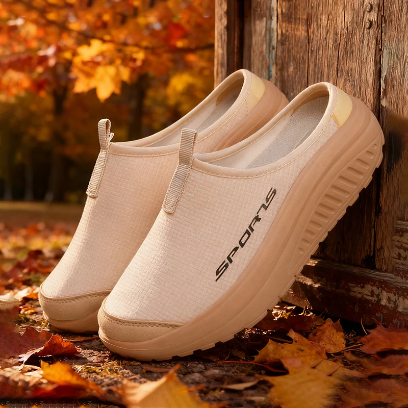 شباشب رجالية سميكة سوليد أحذية الخريف النسائية الموضة، بالإضافة إلى شباشب القدم هدايا عيد الميلاد أحذية غير رسمية نمط شارع المدينة #1