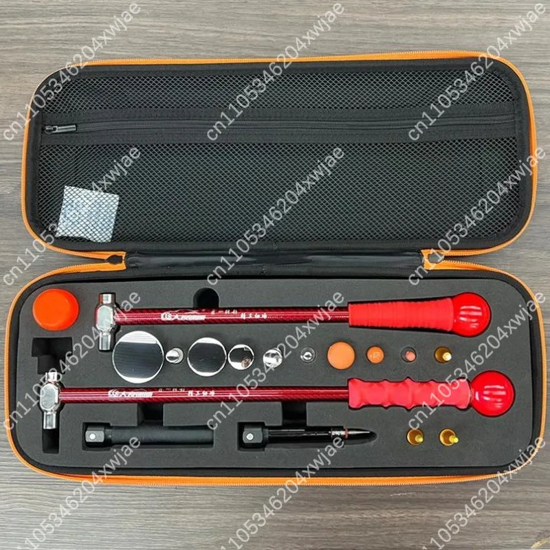 M8 Paintless Dent Repair Kit Double Hammer Double Pen Tool Set For Car Dent Removal Auto Body Shop Home Mechanic Tool