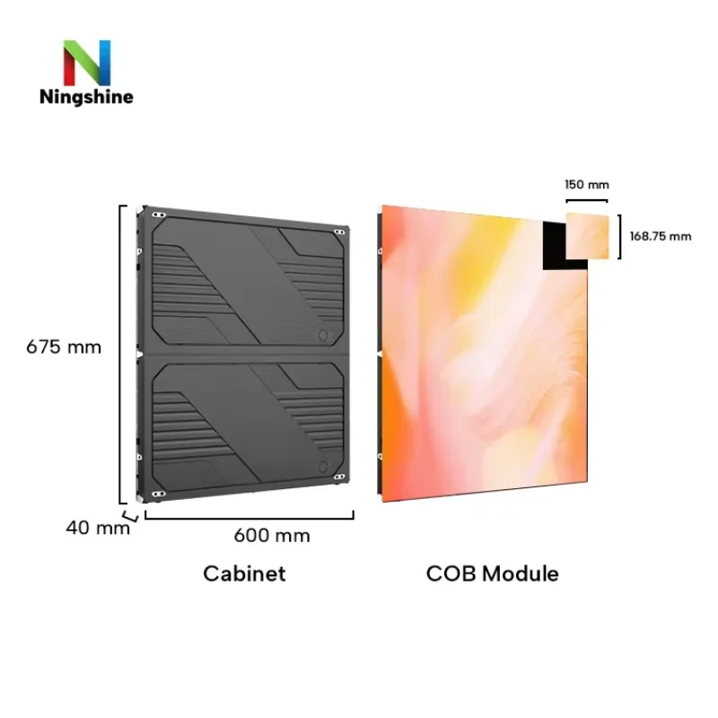 

Hot Seller：Flip Chip P1.56 High Brightness COB Display Screen UHD Micro Mini LED COB Video Wall for TV Studio