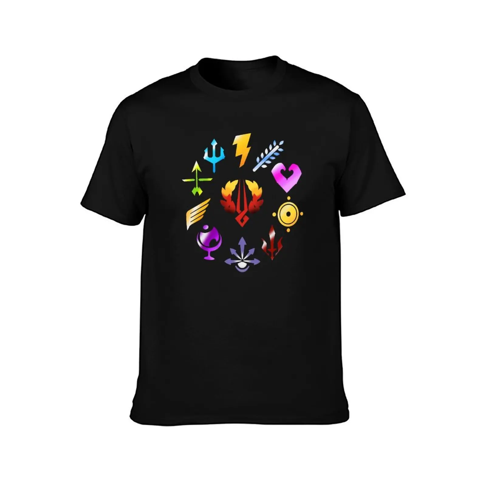 Hades Boons of Olympus T-Shirt, Summer Casual Cotton Tee, Oversized Streetwear Tops, Vintage Graphic Print, Unisex Men Women