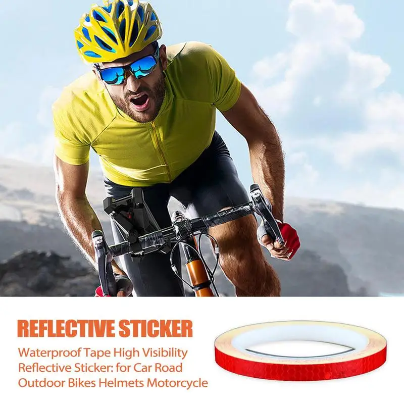 Reflective Tape Outdoor Waterproof Reflective Waterproof Stickers For Bikes High Visibility Security Marking Self Adhesive Safet