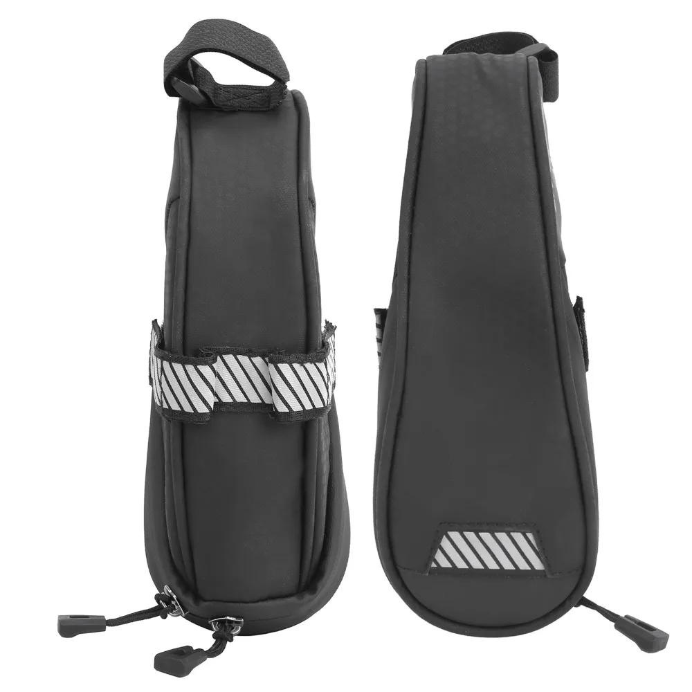 

Durable Waterproof Bike Bag Lightweight Strap-on Saddle Bag with Reflective Design Convenient Bike Seat Pouch Bicycle Accessory