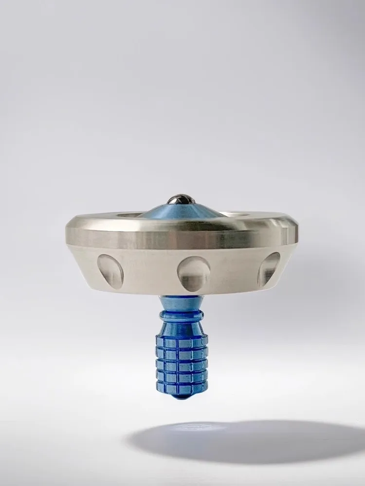 

Новинка, 1 шт., титан + медь/нержавеющая сталь, ручная волчок, керамическая бусина, спиннер, EDC игрушка