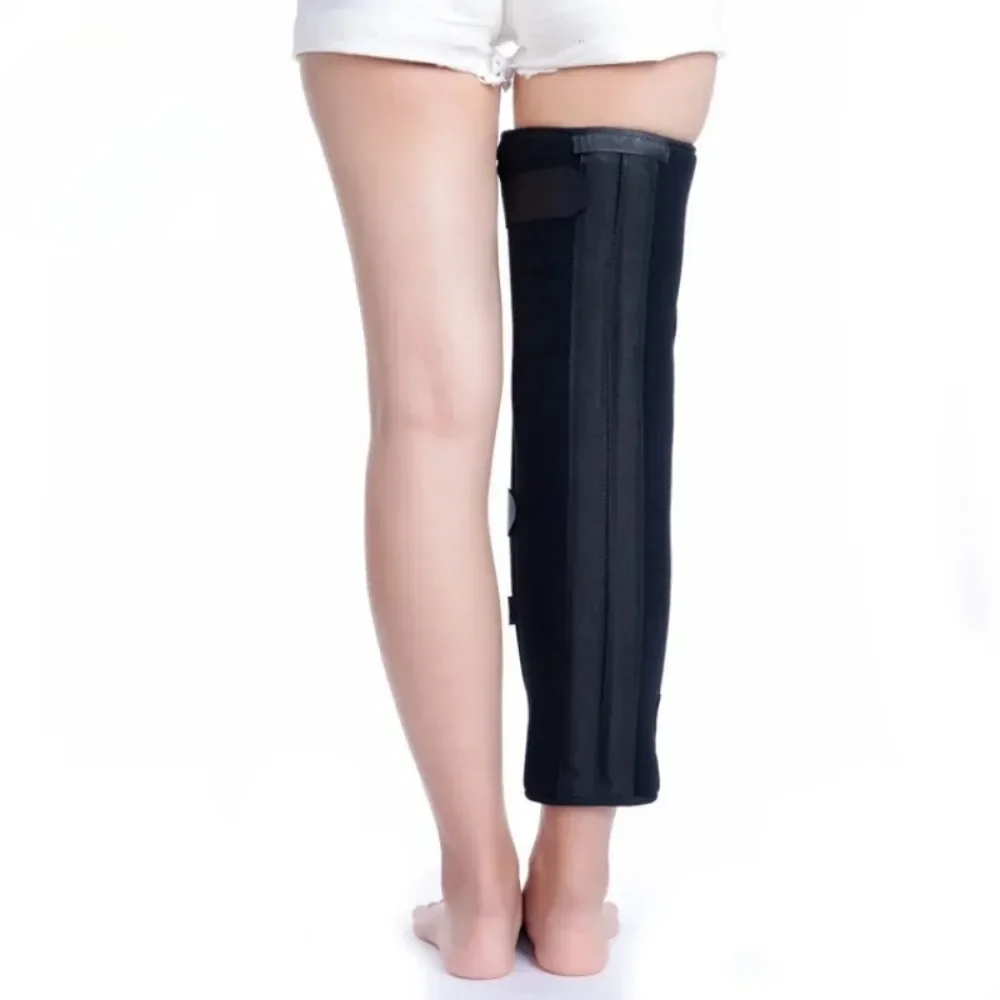 Knee Joint Fixation Belt Aluminum Alloy Splint Composite Breathable Lower Limb Supports Strain Fracture Brace Medical Adjustable