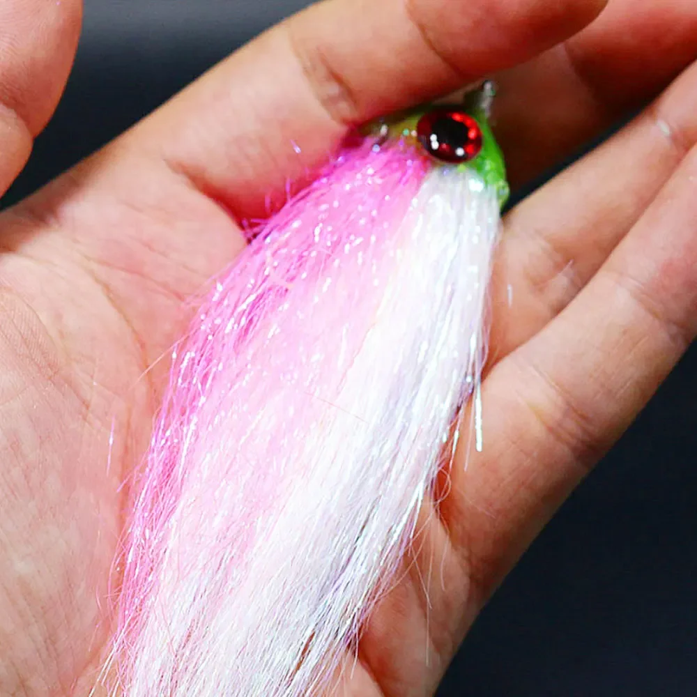 Fly Tying UV ICE DUB Ultraviolet Sparkle Living Fibers Ice Silk Fiber Dubbing Synthetic Hair Fly Tying Material 8cm