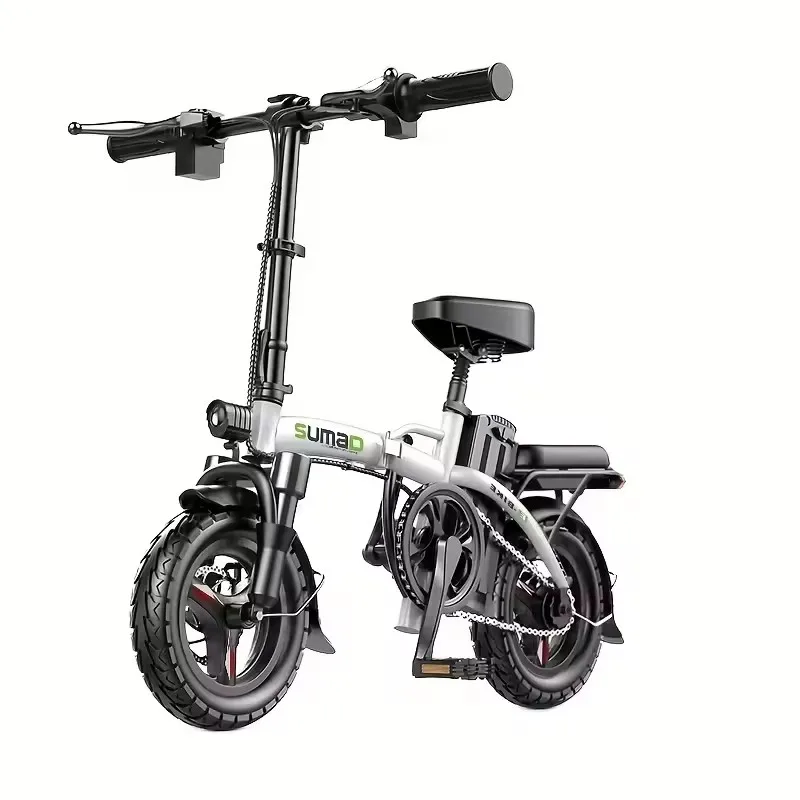 

48V 10Ah/15Ah/20Ah Removable Battery Electric Bicycle Foldable 14 Inch 45km Range 400W Motor for Men Women Electric Bike