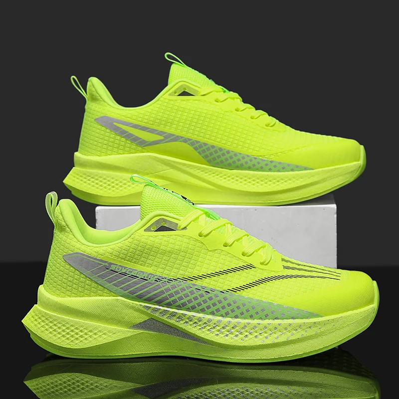 Marathon Casual Men‘s Sneakers Shoes Carbon Board Sports Men Running Shoes Comfortable Lightweight Women's Athletic Sneakers - view 4