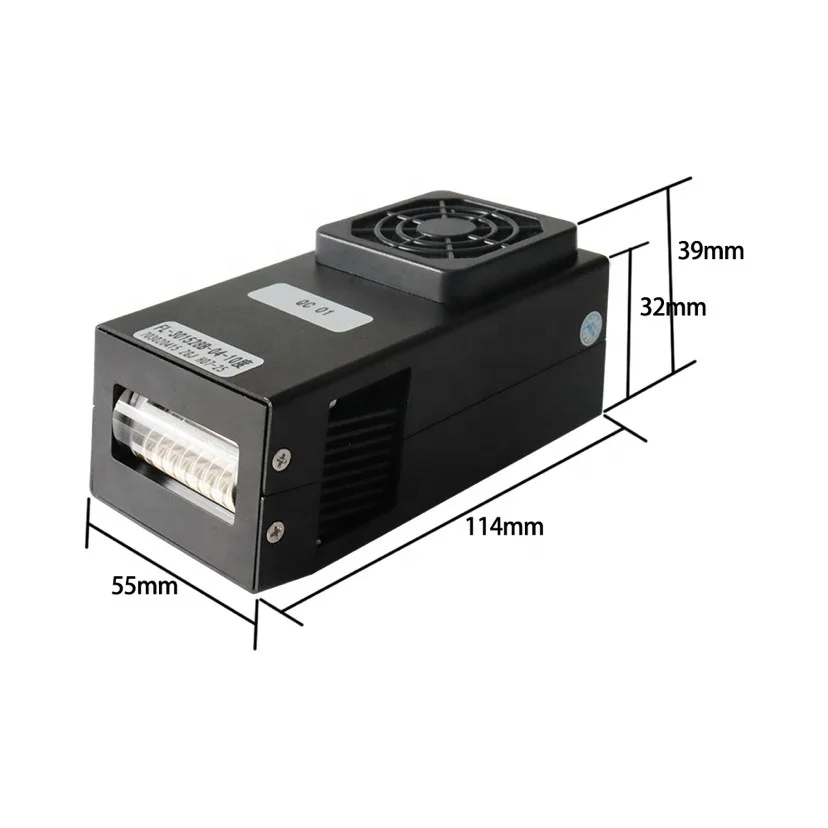 New Air-Cooled UV LED Curing Lamp for Ri coh/XP600/I3200/Ky ocera KM Printheads UV Ink 75W 395nm 10 Angle Inkjet Printer Use
