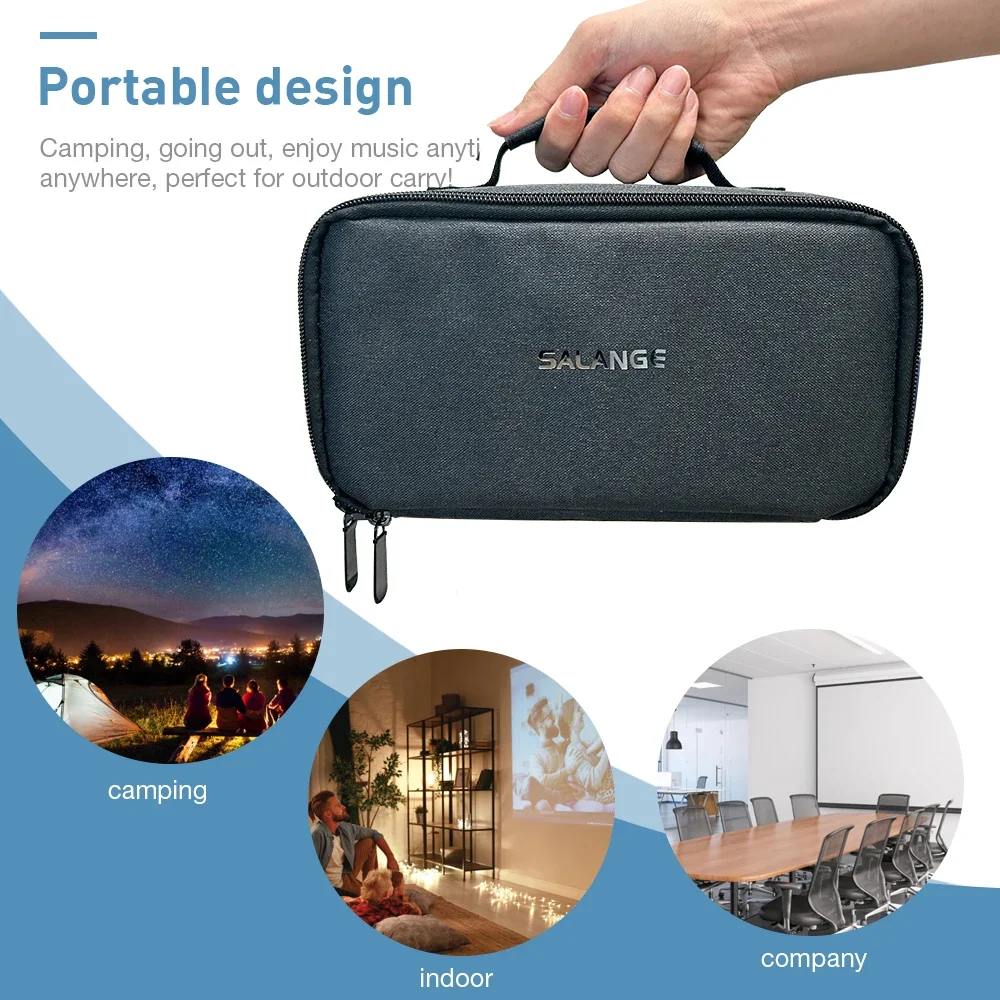 Salange HY320 Projector Storage Bag Case Travel Carry Projector Bag Zipper Protector Carrying Bags for HY300 Projector Accessory