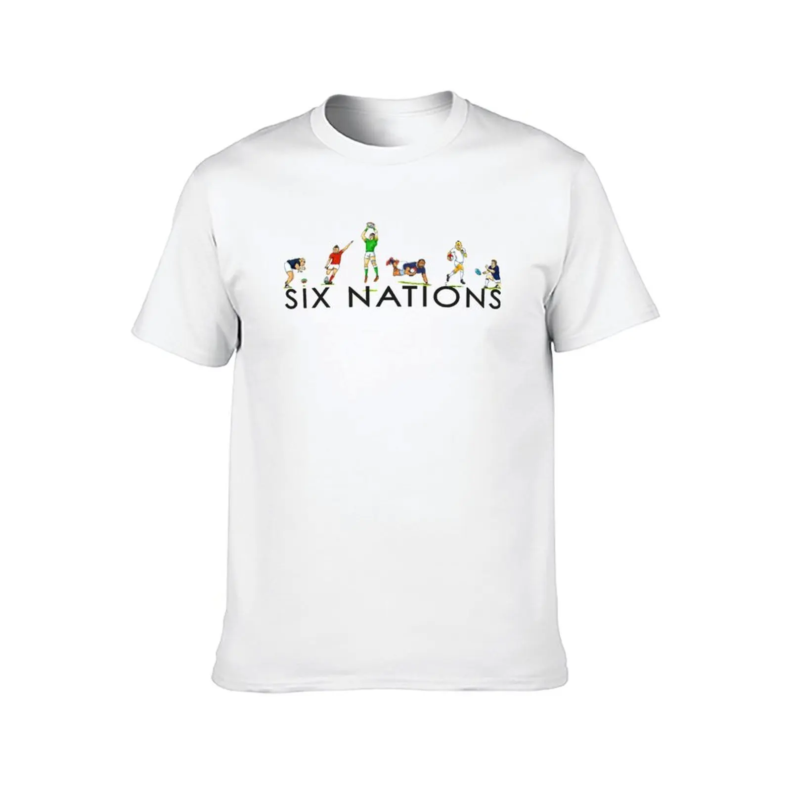 Six Nations rugby players England France Wales Scotland Ireland Italy T-Shirt man t shirts high quality luxury brand T-Shirt