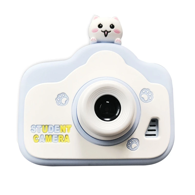 Mini Digitale Camera 1080P Video Camera Met 32Gb Sd-kaart Voor Kinderen Baby Geschenken Blauw