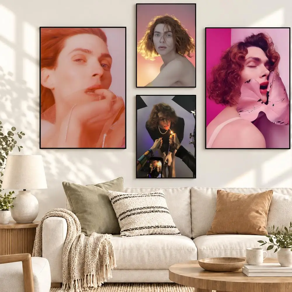 Sophie Xeon Electronic Pop Producer Music Aesthetic Poster Decorative art prints for the home, holiday gifts, unframed