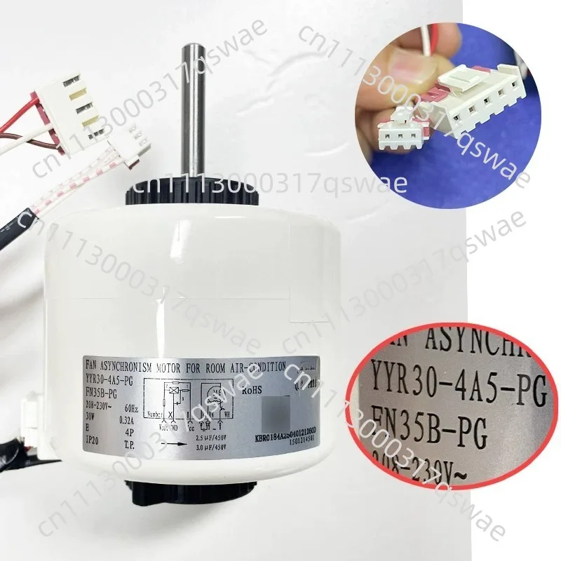 YYR30-4A5-PG FN35B-PG Applicable to air conditioner 3P evaporator inner motor outlet motor 60HZ