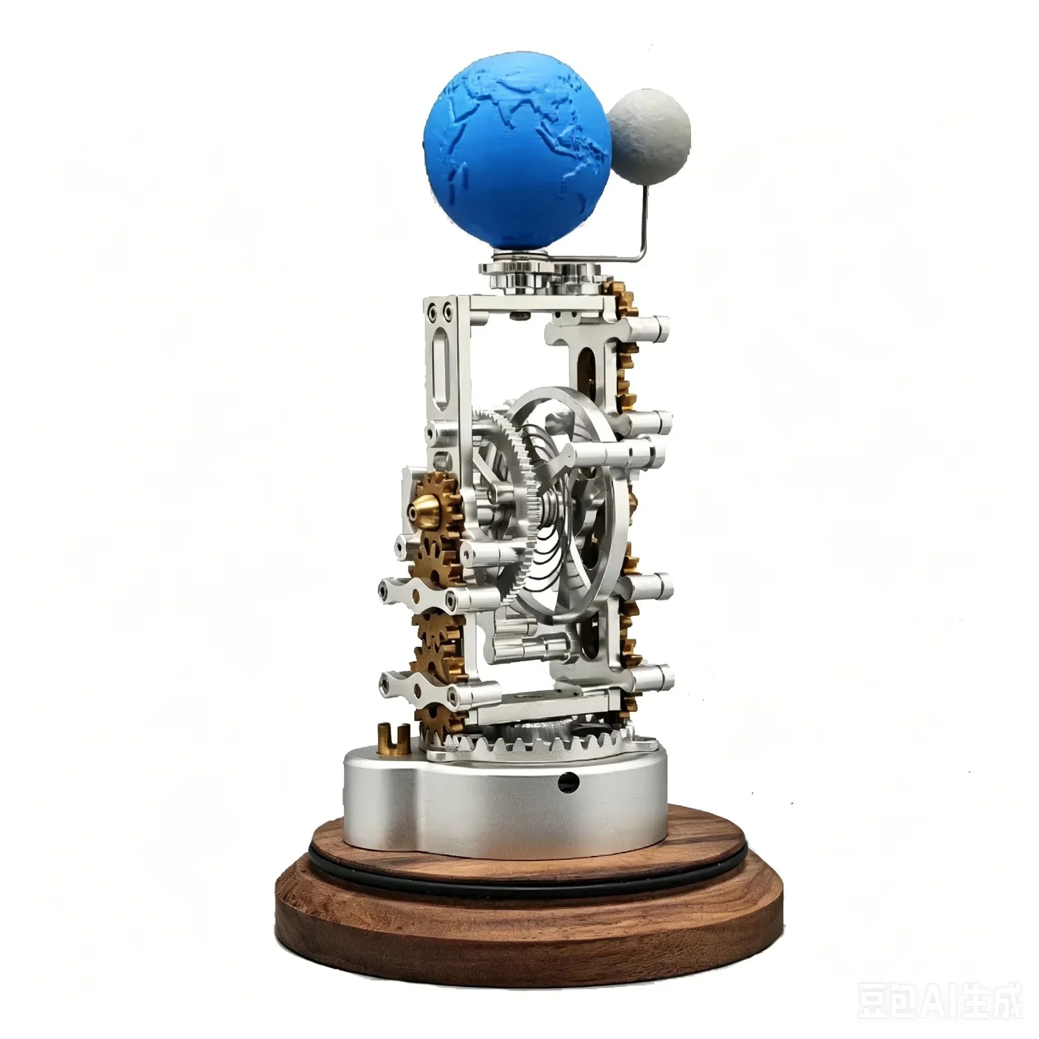 Metal Tourbillon Precision Mechanical Model, Dynamic Art Craft Ornament