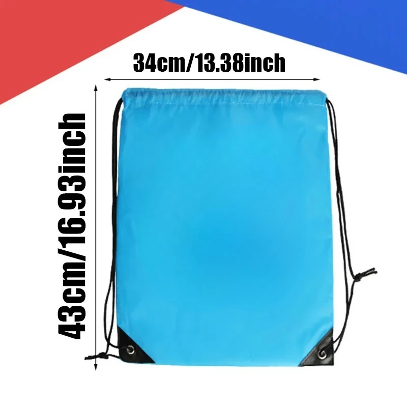 Drawstring Waterproof Sport Gym Bag Anime Figure Boy Girl Shopping Bags Swimming Yoga Bags Portable Organize Storage Bags