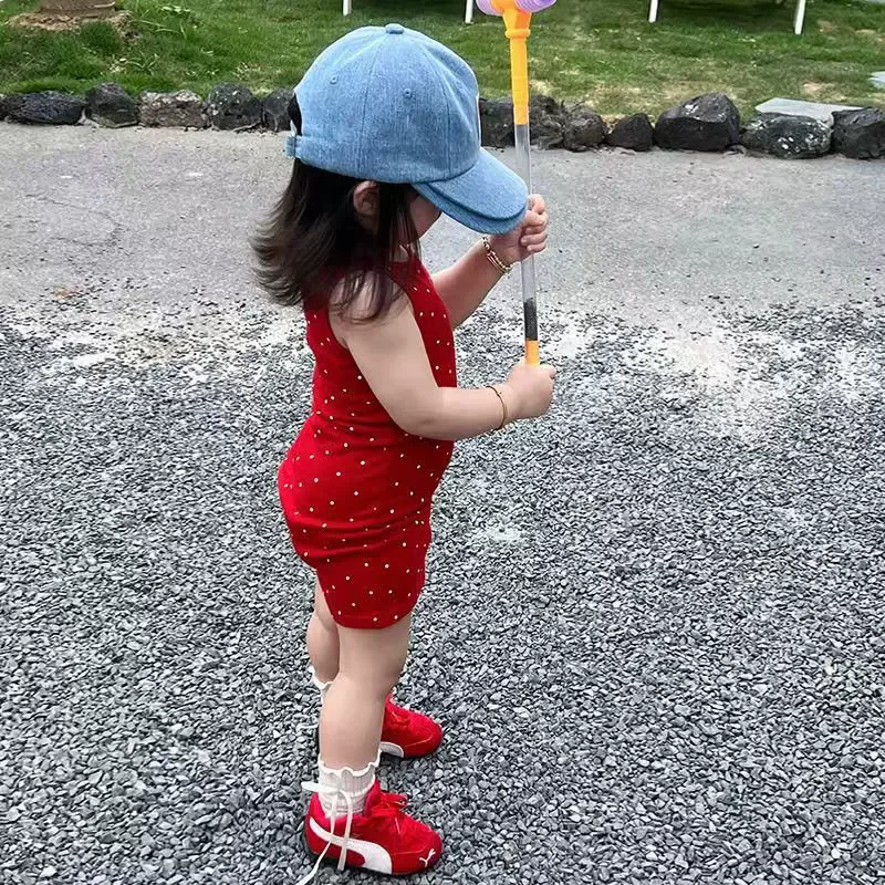 

Платье принцессы для девочек, новое милое рождественское платье, детская одежда для девочек, платье для маленьких девочек, хлопковая летняя детская одежда без рукавов