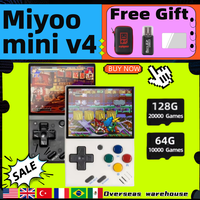 MIYOO MINI V4 Retro Handheld Game Consoles Portable Video Game 2.8''Inch IPS Linux System OCA  Game Players Console ForGifts