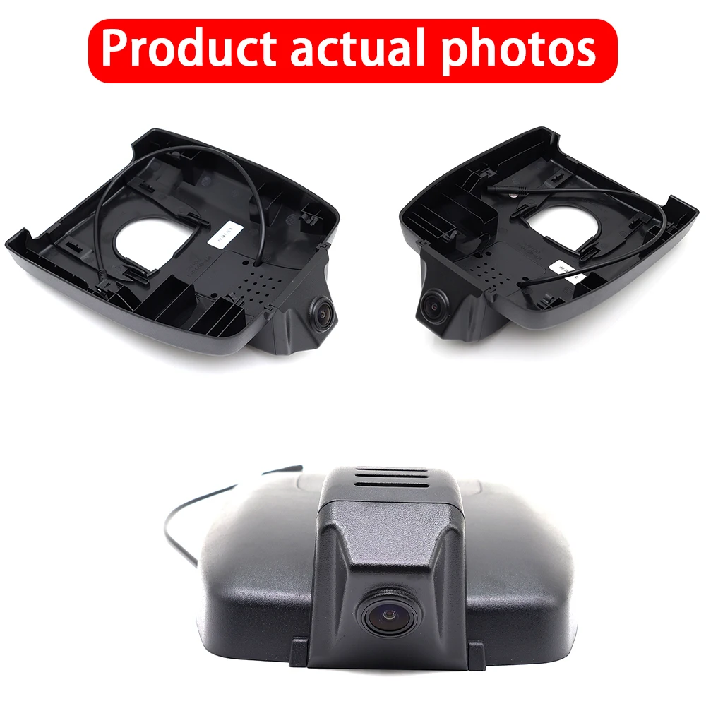 for Toyota Highlander Kluger XU70 2020~2025 4K Dash Cam Front Rear Car Camera DVR Wifi Plug & Play Video Recorder Loop Recording