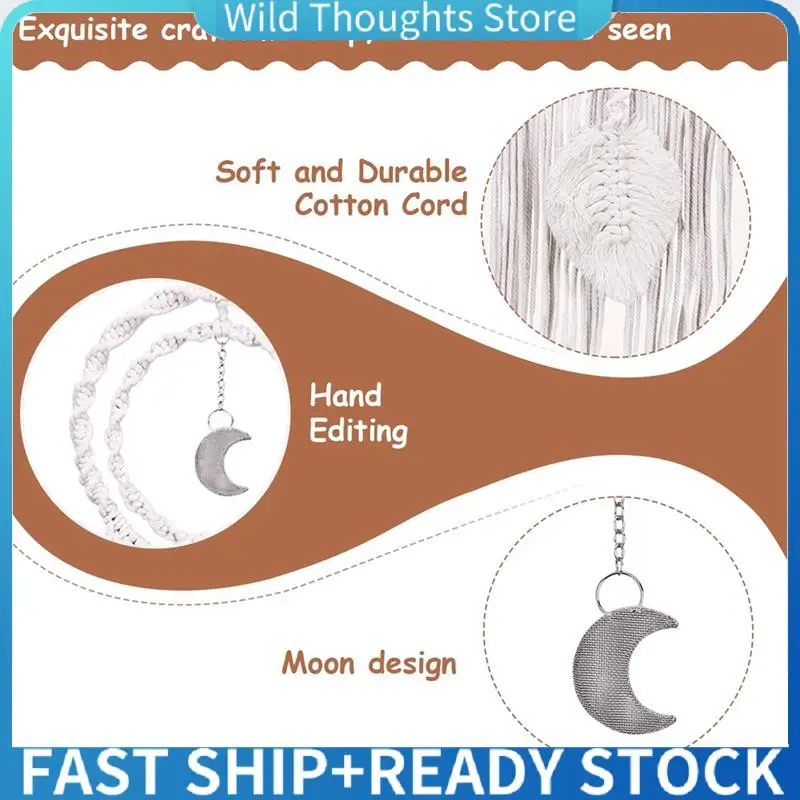 

Dream Macrame Dream Catcher, Large Boho Wall Hanging, Nursery Decor Gift For Kids Bedroom Home Decoration-[Qahk]