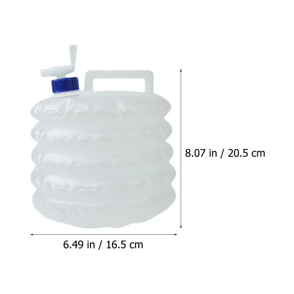 

2 Pcs Telescopic Bucket Car Flexible Water Hiking Bag Storage Emergency Collapsible Container Bottle Outdoor Camping Durable