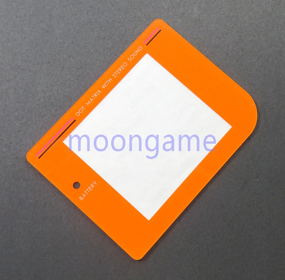 قطعة واحدة من غطاء عدسة الشاشة البديلة لجهاز نينتندو جيم بوي GB عرض لون المرآة البلاستيكية