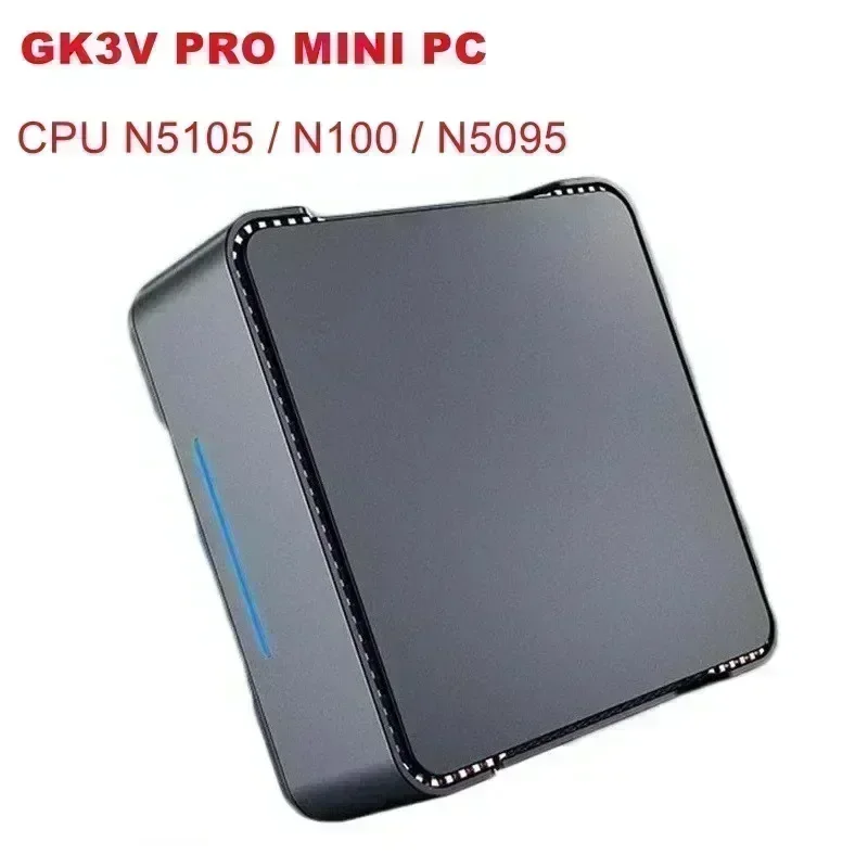 SZBOX GK3V Pro Windows 11 Mini PC N5105 / N5095 / N00 / J4125 DDR4 M.2 2280 SSD Dual Wifi BT Mini Gaming Computer 4K@60Hz VGA