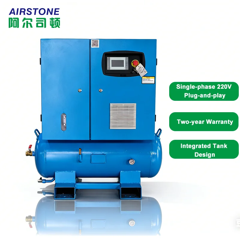 Easy Installation High Pressure Good Quality High Efficiency 15kw 20HP Fixed Speed Screw Type Air Motor Engine Air Compressor