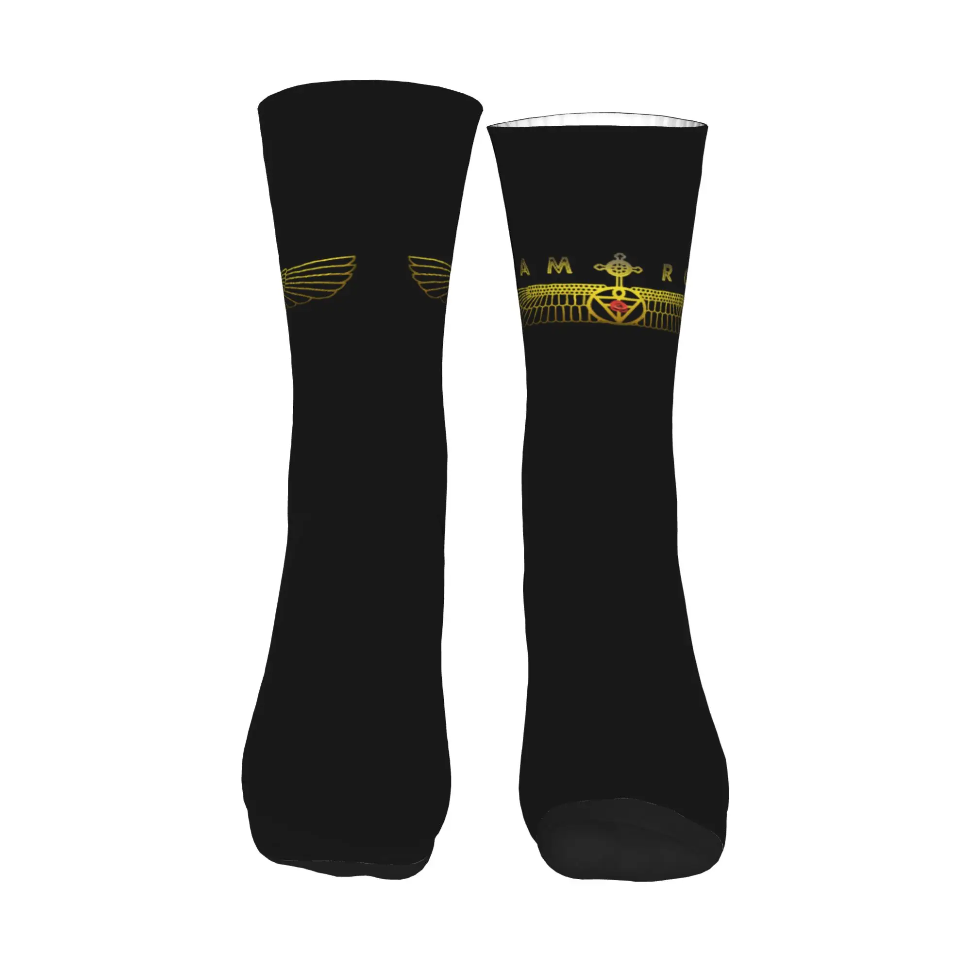 Fun Mens AMORC Logo Dress Socks Unisex Warm Comfortable 3D Printing  Crew Socks view 2