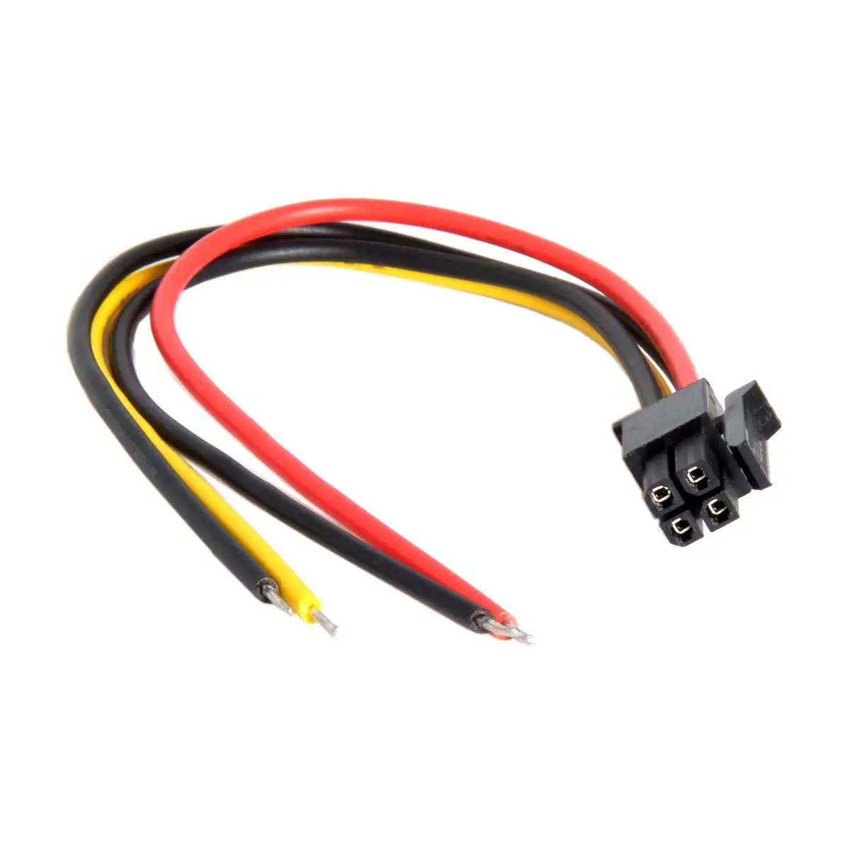 1PCS/5PCS/10PCS ATX Molex Micro Fit Pitch 3.0mm 4Pin Male to Open Wire Power Adapter Cable 20cm 20AWG UL1007