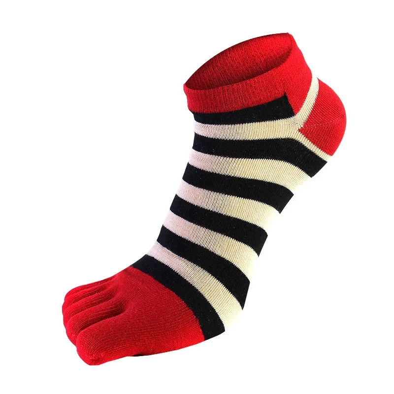 Five Toe Socks Five Finger Men's Cotton Low Short Tube Spring And Summer Leisure Boat Socks