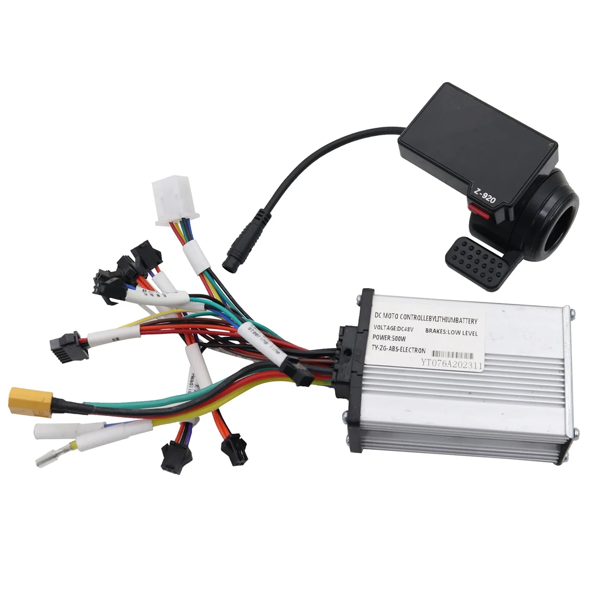 

48V 500W Brushless Controller+Z-920 LCD Accelerator for Kugoo M4/PRO&CROSSER T4 Electric Scooter Repair Parts